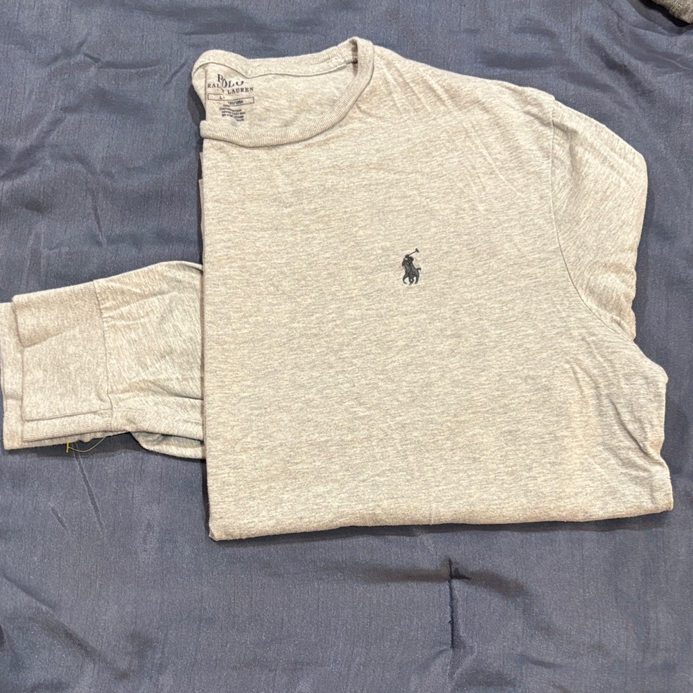 Polo by Ralph Lauren Men's Gray T-Shirt